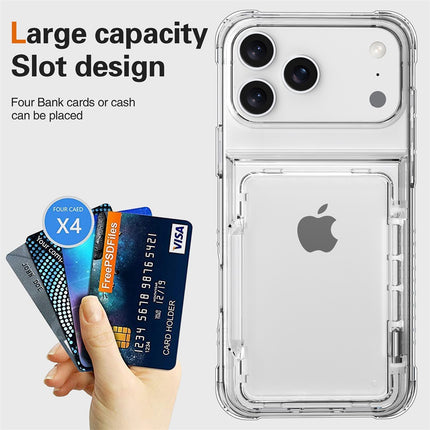 iPhone 17 Pro Max Case Clear Card - salelink.co.nz
