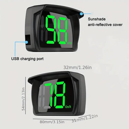 Car GPS Speedometer Hud Heads Up Display - salelink.co.nz