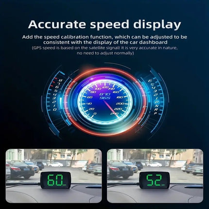 Car GPS Speedometer Hud Heads Up Display - salelink.co.nz