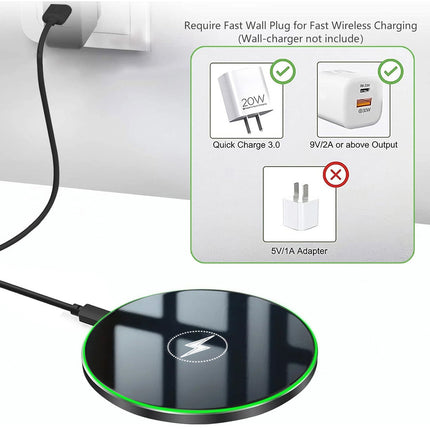15W Wireless Fast Charging Pad