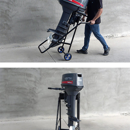 Outboard Motor Trolley Stand Transport Suits Up To 60Hp Engine Carrier Stand - salelink.co.nz