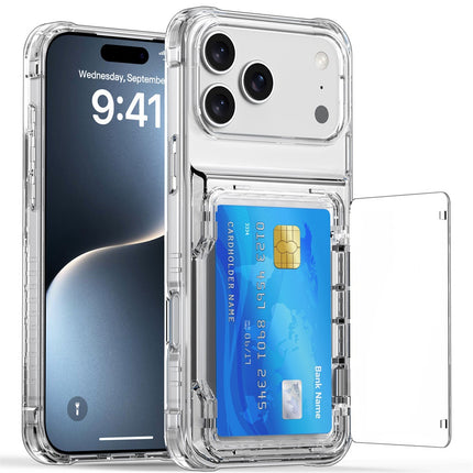 iPhone 17 Pro Max Case Clear Card - salelink.co.nz
