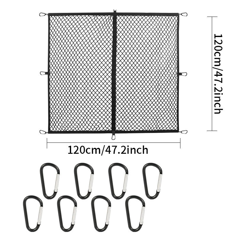 120X120cm Car Truck Bed Cargo Bungee Net Storage Net