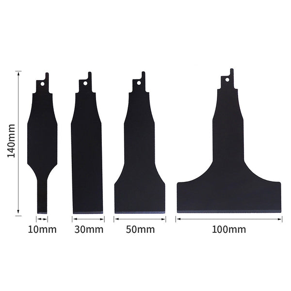 4Pcs Scraper For Reciprocating Saw Blade
