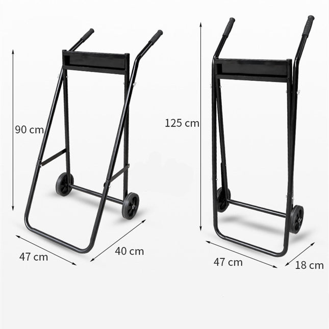 Outboard Motor Trolley Stand Transport Suits Up To 30Hp Engine Carrier Stand