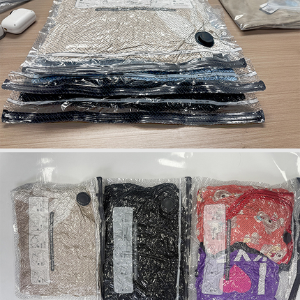 9 Pack Vacuum Storage Bags with Electric Pump for Travel Luggage Clothes
