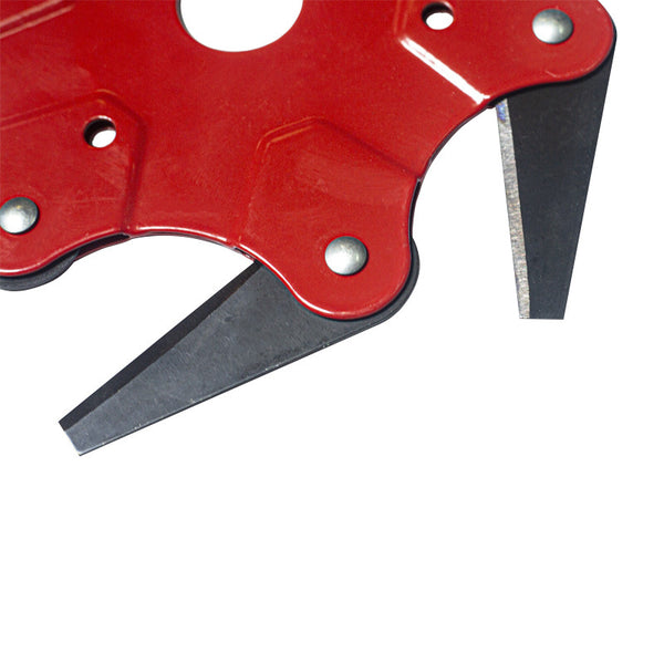 Universal 6 Steel Blades Razors Grass Weed Brush Cleaner Trimmer Head Cutter