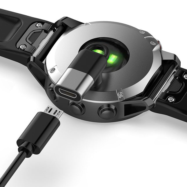 Micro to Garmin Watch Charging Adapter