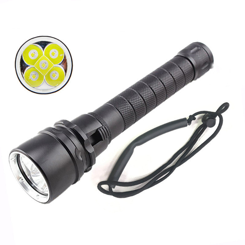 Scuba Diving Flashlight 5000Lumens Tactical Hunting Torch–