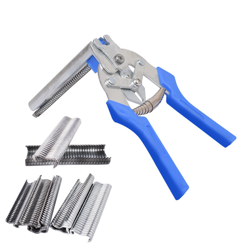 Hog Ring Plier with 600PCS Clips