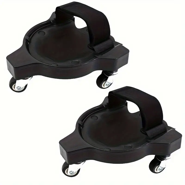 2PCS Sliding Knee Pads Black