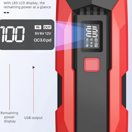 20000mAh Car Jump Starter Fast Charging