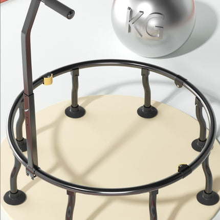 48'' Foldable Trampoline Rebounder with Adjustable Handle