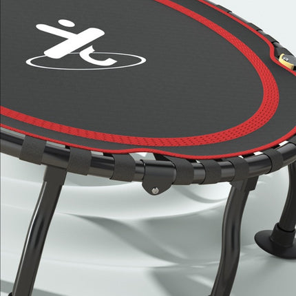 48'' Foldable Trampoline Rebounder with Adjustable Handle