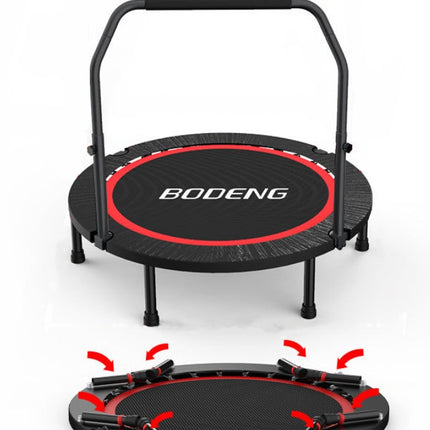 40'' Foldable Trampoline Rebounder with Handle - salelink.co.nz