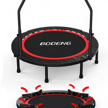 48'' Foldable Trampoline Rebounder with Handle