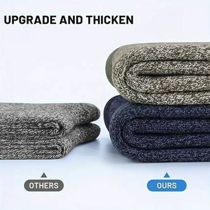 5 Pair Merino Wool Socks for Men Thick - salelink.co.nz