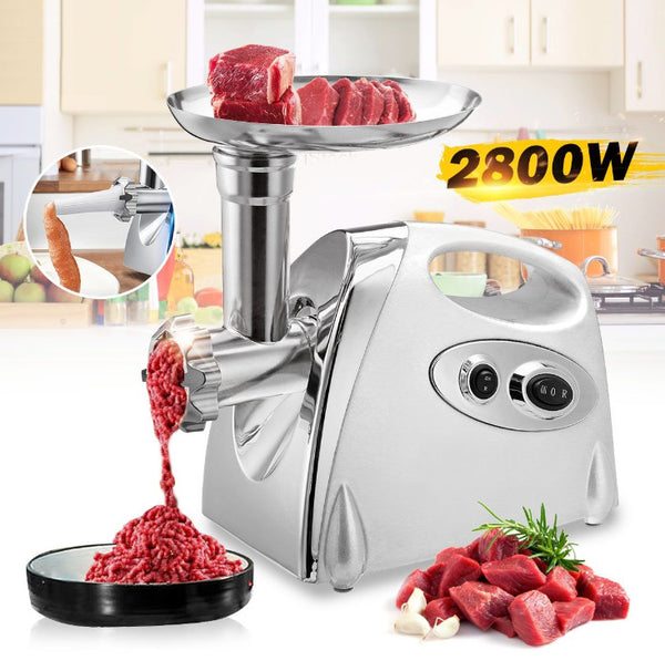 Electric Meat Grinder Mincer Sausage Filler Kibbe Maker Stuffer