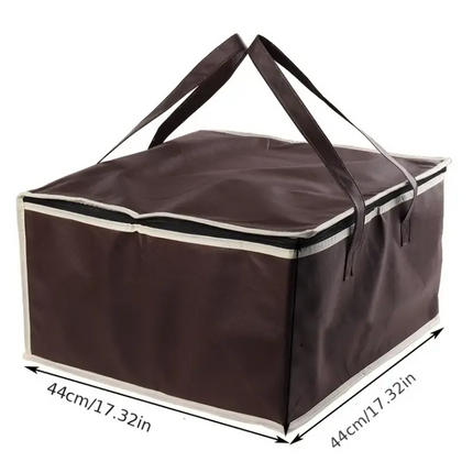 Pizza Food Delivery Bag Takeaway Restaurant Insulated Thermal Organiser - salelink.co.nz