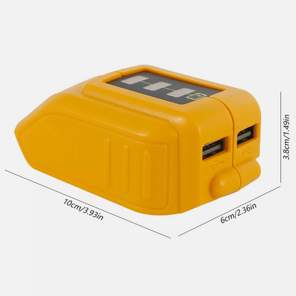 USB Phone Charger Adapter Li-ion Battery For Dewalt DCB090 - salelink.co.nz
