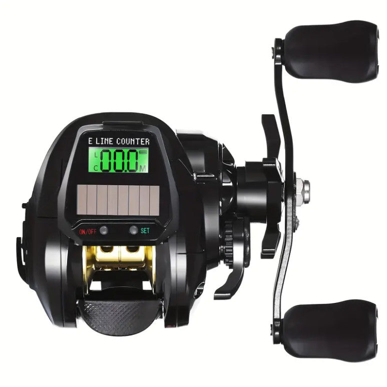 7.2:1 Gear Electronic Baitcasting Fishing Reel Variable Speed Adjustment