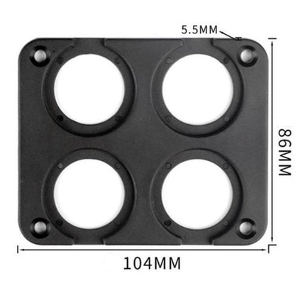 12V-24V Dual Car Cigarette Lighter Plug Socket Dual USB Port Charger Voltmeter - salelink.co.nz