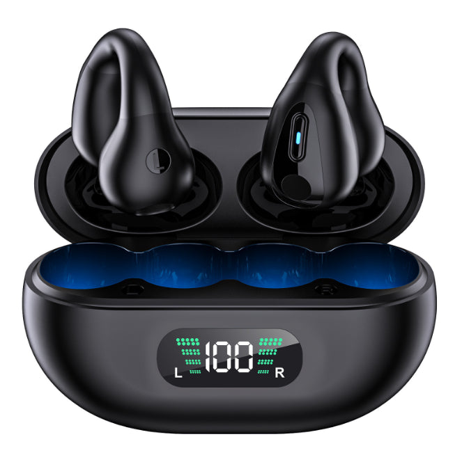 Open Ear Clip Headphones, Wireless Earbuds Bluetooth Earphones