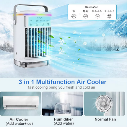 Portable Mini Air Cooler - salelink.co.nz