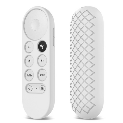 Silicone Case for Google Chromecast Remote - White - salelink.co.nz