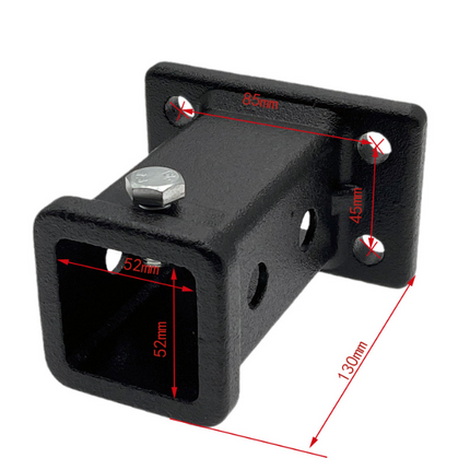 2 Inch Long Trailer Hitch Receiver Tube Boat Tow Hitch 4WD 1300kg+ - salelink.co.nz
