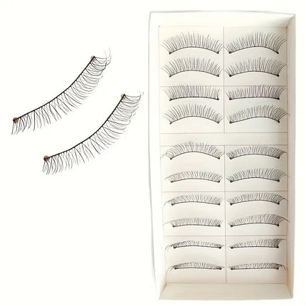 10 Pairs False Fake Eyelashes - salelink.co.nz