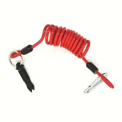 Coiled Pin Spring Straps For Breakaway Cable Brakes Trailer Truck Camper Caravan - salelink.co.nz
