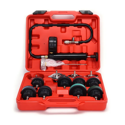 Universal Cooling System Radiator Pressure Tester Gasket Test Kit Leak Detector