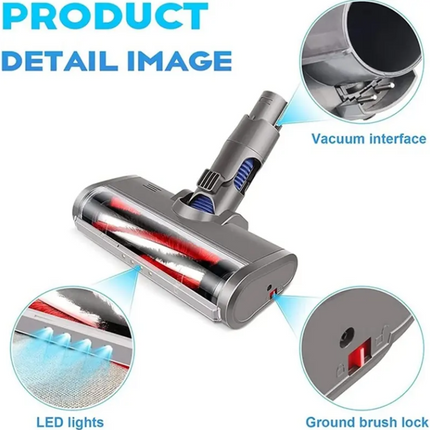 Bristle Brush Head for Dyson V7 V8 V10 V11 Vacuum Cleaner Parts Replacement - salelink.co.nz