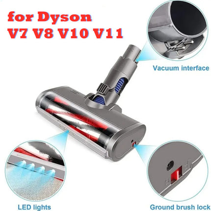 Bristle Brush Head for Dyson V7 V8 V10 V11 Vacuum Cleaner Parts Replacement - salelink.co.nz