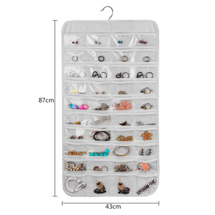Hanging Jewelry Organizer White