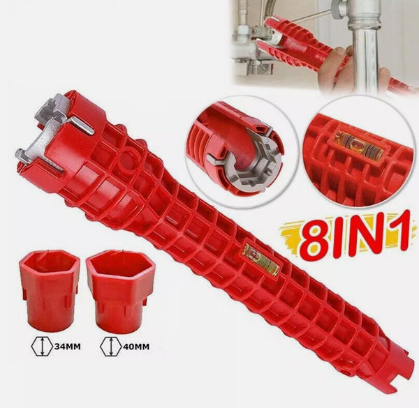 Basin Pipe Wrench Sink Water Tap Spanner Plumbing Tool