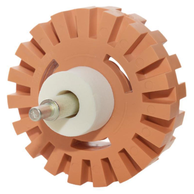 4inch Rubber Eraser Wheel Adhesive Remover Vinyl Decal Graphics Removal Tool