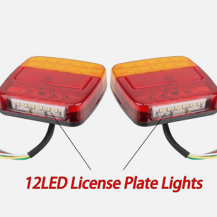 12V LED Tail Lights Trailer Light - salelink.co.nz