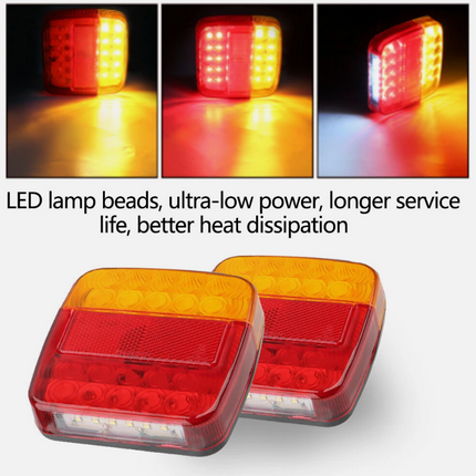 12V LED Tail Lights Trailer Light - salelink.co.nz