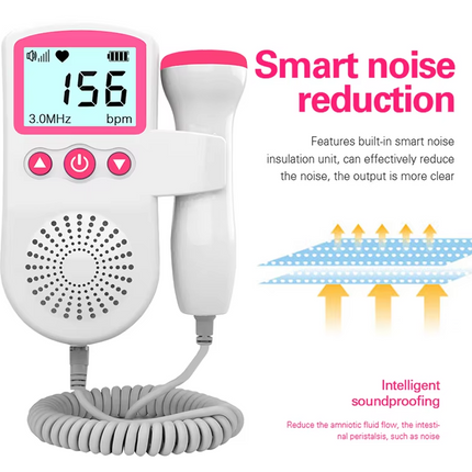 Fetal Doppler Baby Heartbeat Monitor