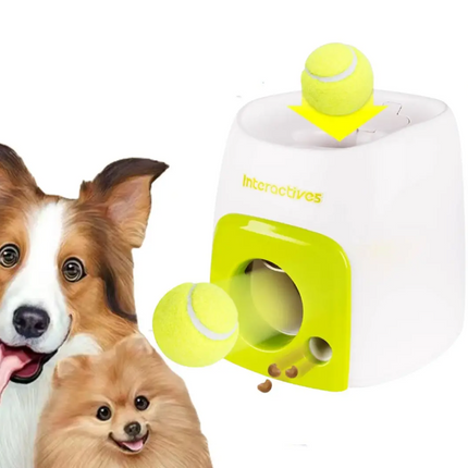 Tennis Rolling Ball Roll Out Machine Pet Dog Interactive Toys Machine - salelink.co.nz