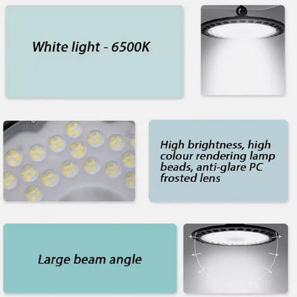 22CM 114W LED High Bay Light Lamp Light UFO