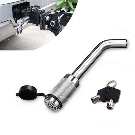 Hitch Pin Lock Tow Bar Ball Security L type Caravan Trailer Parts Anti Theft - salelink.co.nz