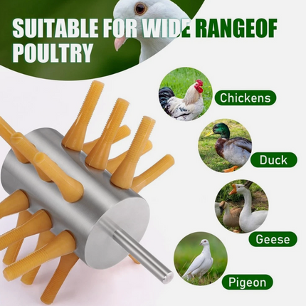 Chicken Plucker Drill Attachment, Stainless Steel Drill - salelink.co.nz