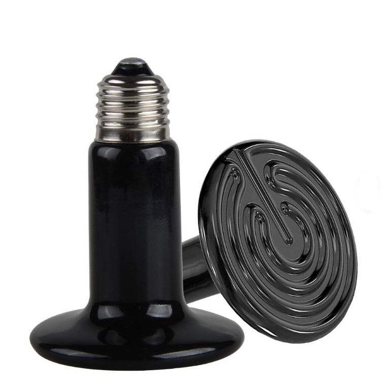 50W E27 Infrared Ceramic Heat Emitter Lamp Bulb For Reptile Pet Brooder