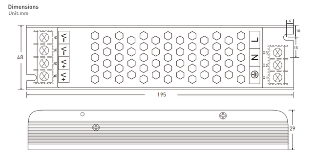 240V to DC 12V 200W LED Driver Power Supply Transformer Adapter For LED Strip - salelink.co.nz