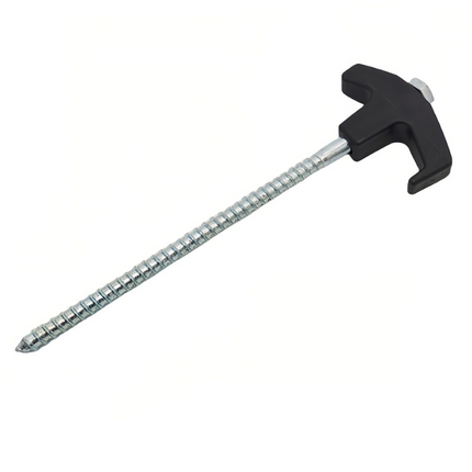 20x Camping Tent Pegs Heavy Duty Screw Steel In Ground Camping Outdoor Stakes - salelink.co.nz