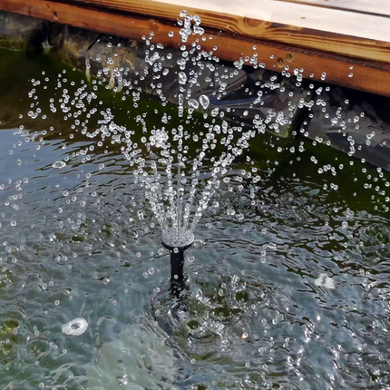 5w Solar Powered Submersible Water Pump Kit Garden Pond Panel - salelink.co.nz