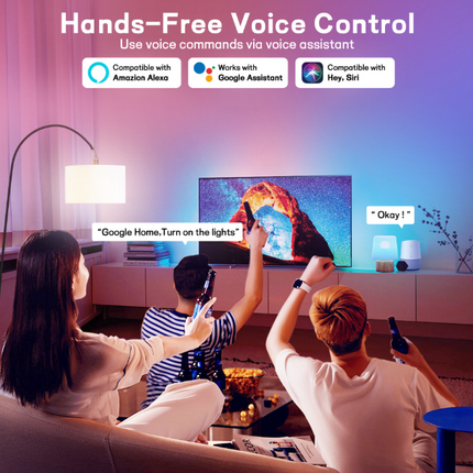 10W E27 WiFi Bluetooth Smart Bulb RGB Voice Control